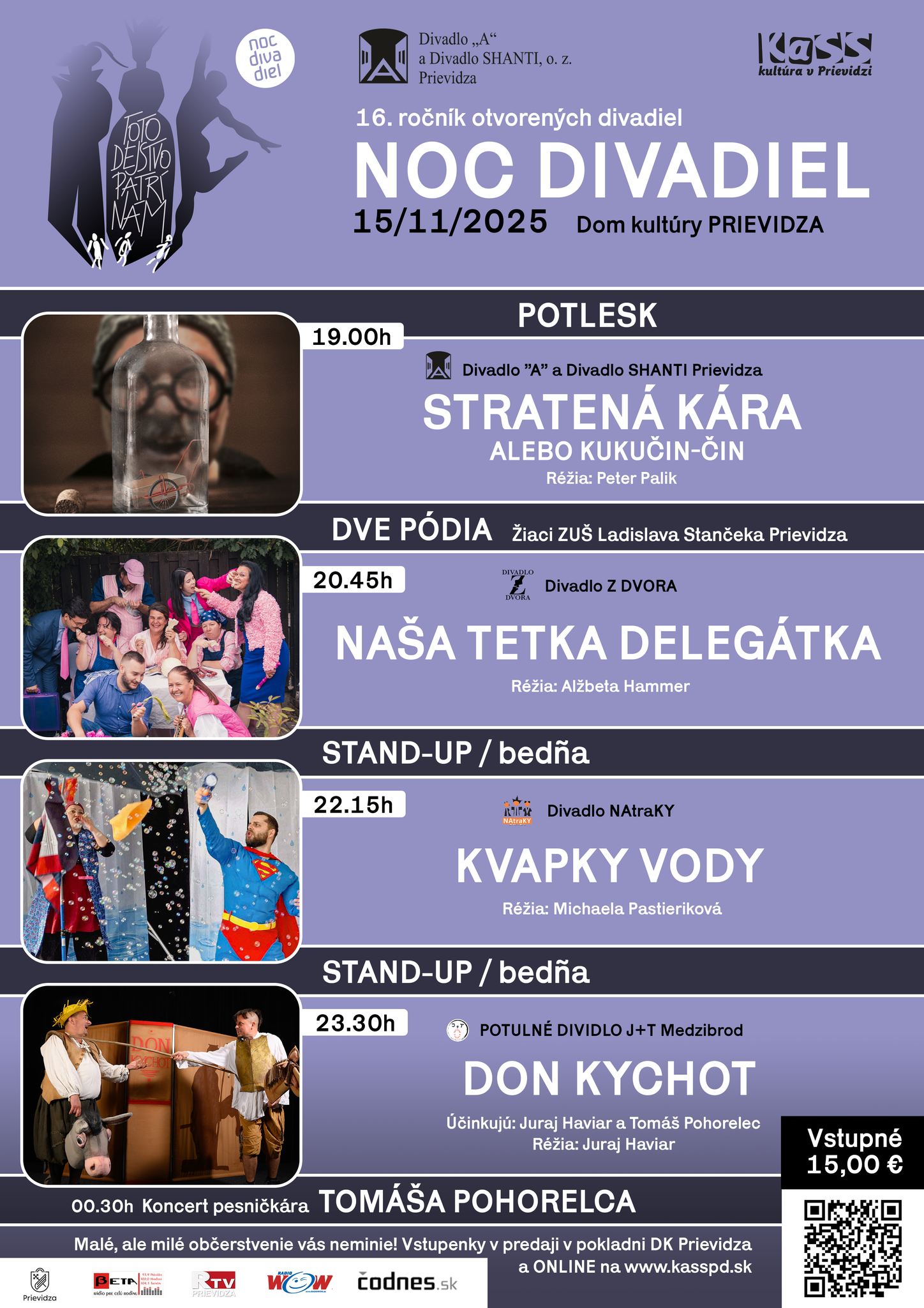 Noc divadiel prievidza 2025
